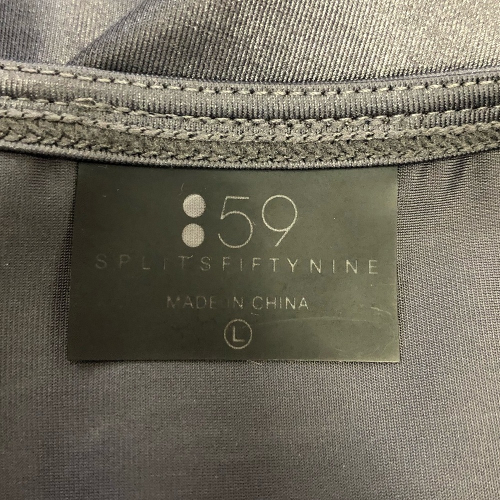 Splits59 Fiona Steel Color Spaghetti Strap Tank Top New With Tags Size Large - Picture 5 of 8
